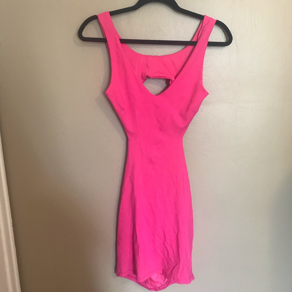 Hot pink dress Bebe
